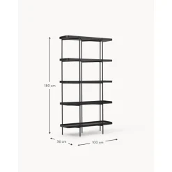 Libreria Grande In Legno Con Struttura In Metallo Renee*Westwing Collection Hot