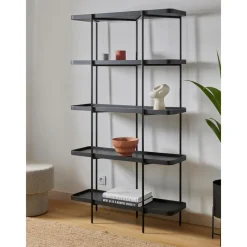 Libreria Grande In Legno Con Struttura In Metallo Renee*Westwing Collection Hot