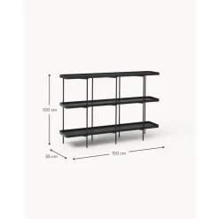 Libreria In Legno Con Struttura In Metallo Renee*Westwing Collection Best