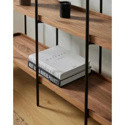 Libreria In Legno Con Struttura In Metallo Renee*Westwing Collection New
