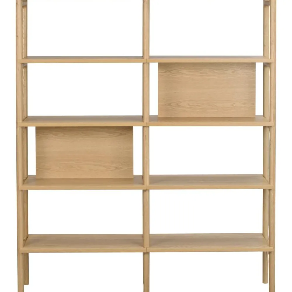 Libreria In Legno Di Quercia Holton*Rowico Clearance