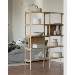 Libreria In Legno Di Quercia Holton*Rowico Clearance