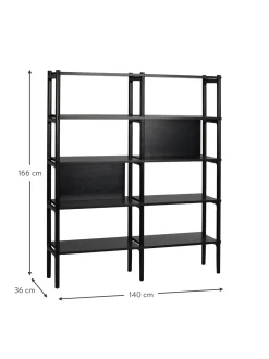 Libreria In Legno Di Quercia Holton