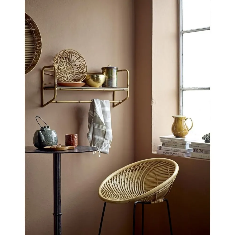 Mensola A Muro Effetto Bambu Rod*Bloomingville Discount