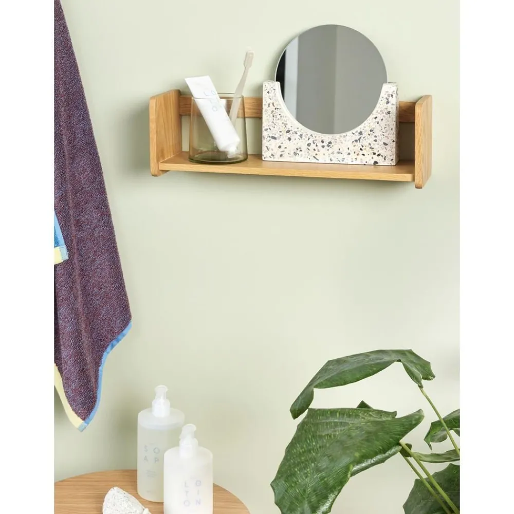 Mensola Da Parete In Legno Di Quercia Nomad*Hübsch Discount