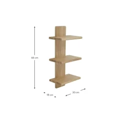 Mensola In Legno Di Caucciu Clive*Bloomingville Fashion