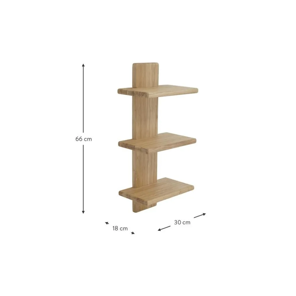Mensola In Legno Di Caucciu Clive*Bloomingville Fashion