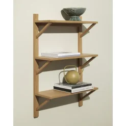 Mensola In Legno Di Quercia Triarch*Hübsch Outlet