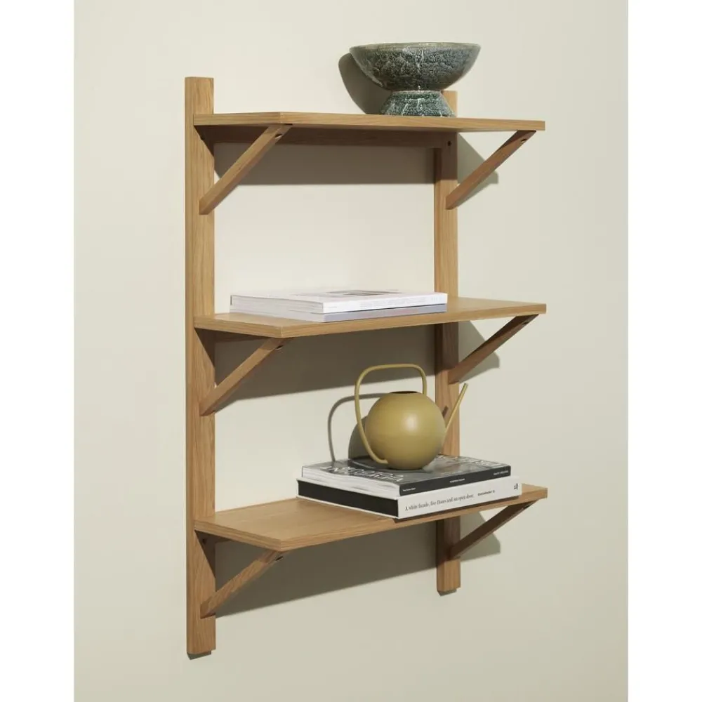 Mensola In Legno Di Quercia Triarch*Hübsch Outlet