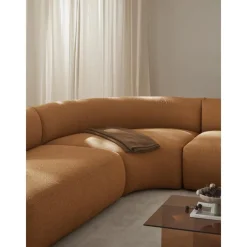 Modulo Angolare Curvo In Boucle Sofia*Westwing Collection Sale