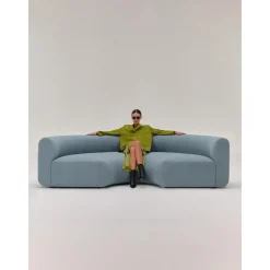 Modulo Angolare Curvo In Boucle Sofia*Westwing Collection Discount