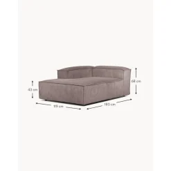 Modulo Angolare In Velluto A Coste Lennon*Westwing Collection Clearance