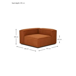 Modulo Angolare Lennon*Westwing Collection Fashion