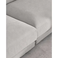 Modulo Centrale In Tessuto Grigio Chiaro Jasmin*Westwing Collection Best