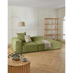 Modulo Chaise-Longue In Velluto A Coste Lennon*Westwing Collection New