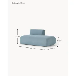 Modulo Componibile In Tessuto Boucle Sofia*Westwing Collection Best