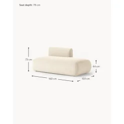 Modulo Componibile In Tessuto Boucle Sofia*Westwing Collection Best