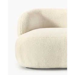 Nierenformiger Loungesessel Alba Aus Teddyfell*Westwing Collection Discount