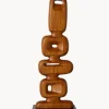 Oggetto Decorativo Grande In Legno Di Teak Ornament, Fatto A Mano