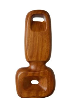 Oggetto Decorativo Grande In Legno Di Teak Ornament, Fatto A Mano