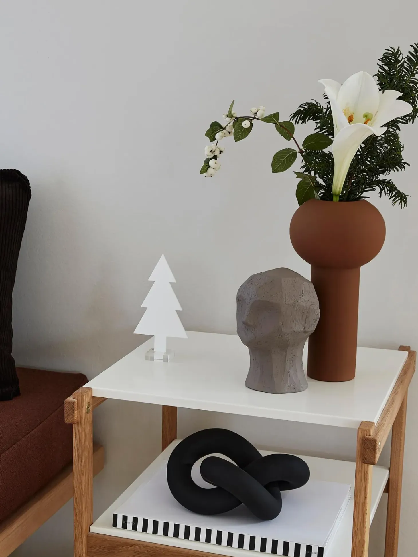 Oggetto Decorativo In Ceramica Knot