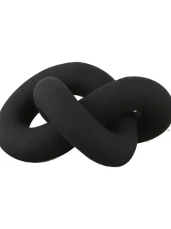 Oggetto Decorativo In Ceramica Knot