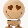 Oggetto Decorativo In Legno Di Quercia Smiley