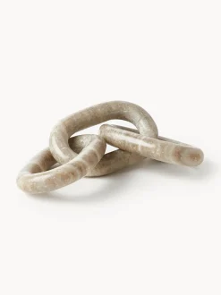 Oggetto Decorativo In Marmo Marrone Milena