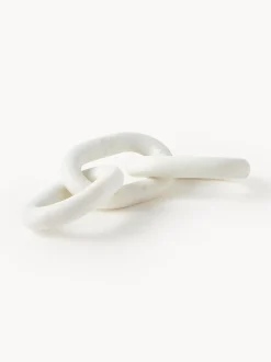 Oggetto Decorativo In Marmo Bianco Milena