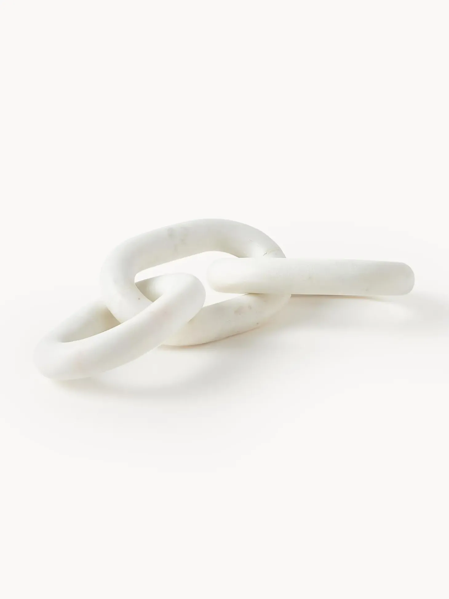 Oggetto Decorativo In Marmo Bianco Milena