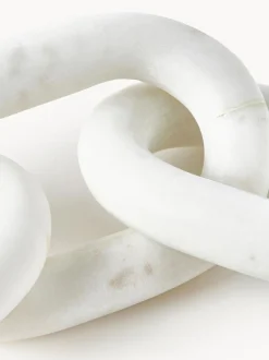 Oggetto Decorativo In Marmo Bianco Milena