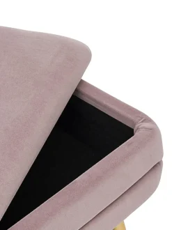 Panca Contenitore Imbottita In Velluto Pavlina