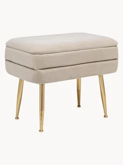 Panca Contenitore Imbottita In Velluto Pavlina