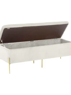 Panca Contenitore Imbottita In Velluto Harper