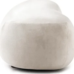 Panca Curva In Tessuto Alba*Westwing Collection Clearance