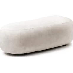 Panca Curva In Tessuto Alba*Westwing Collection Clearance