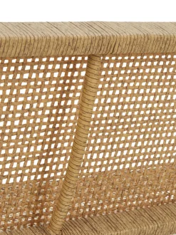 Panca Da Giardino Intrecciata Effetto Legno Palina