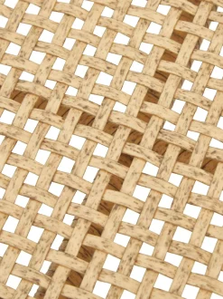 Panca Da Giardino Intrecciata Effetto Legno Palina