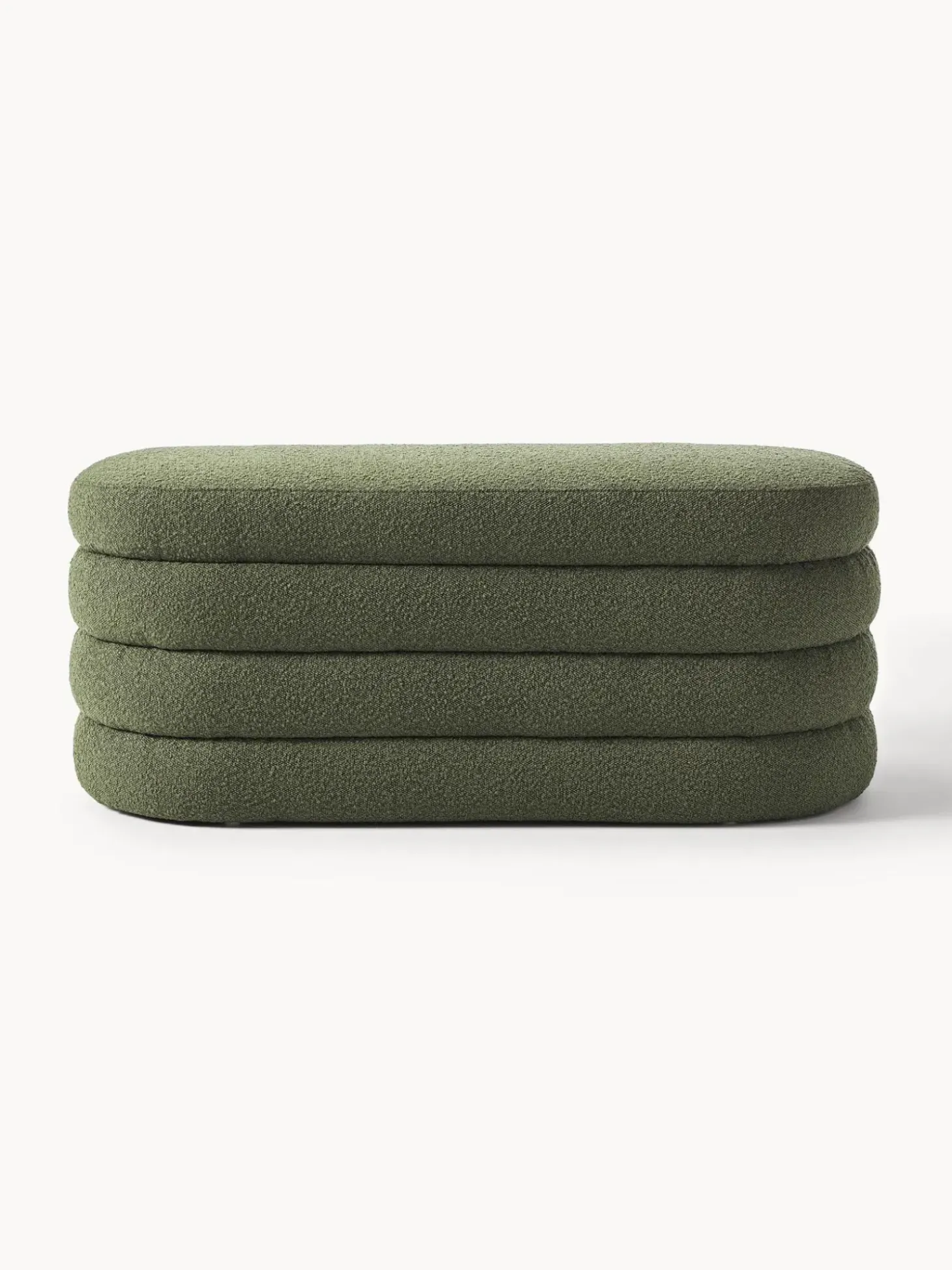 Panca Imbottita In Boucle Alto