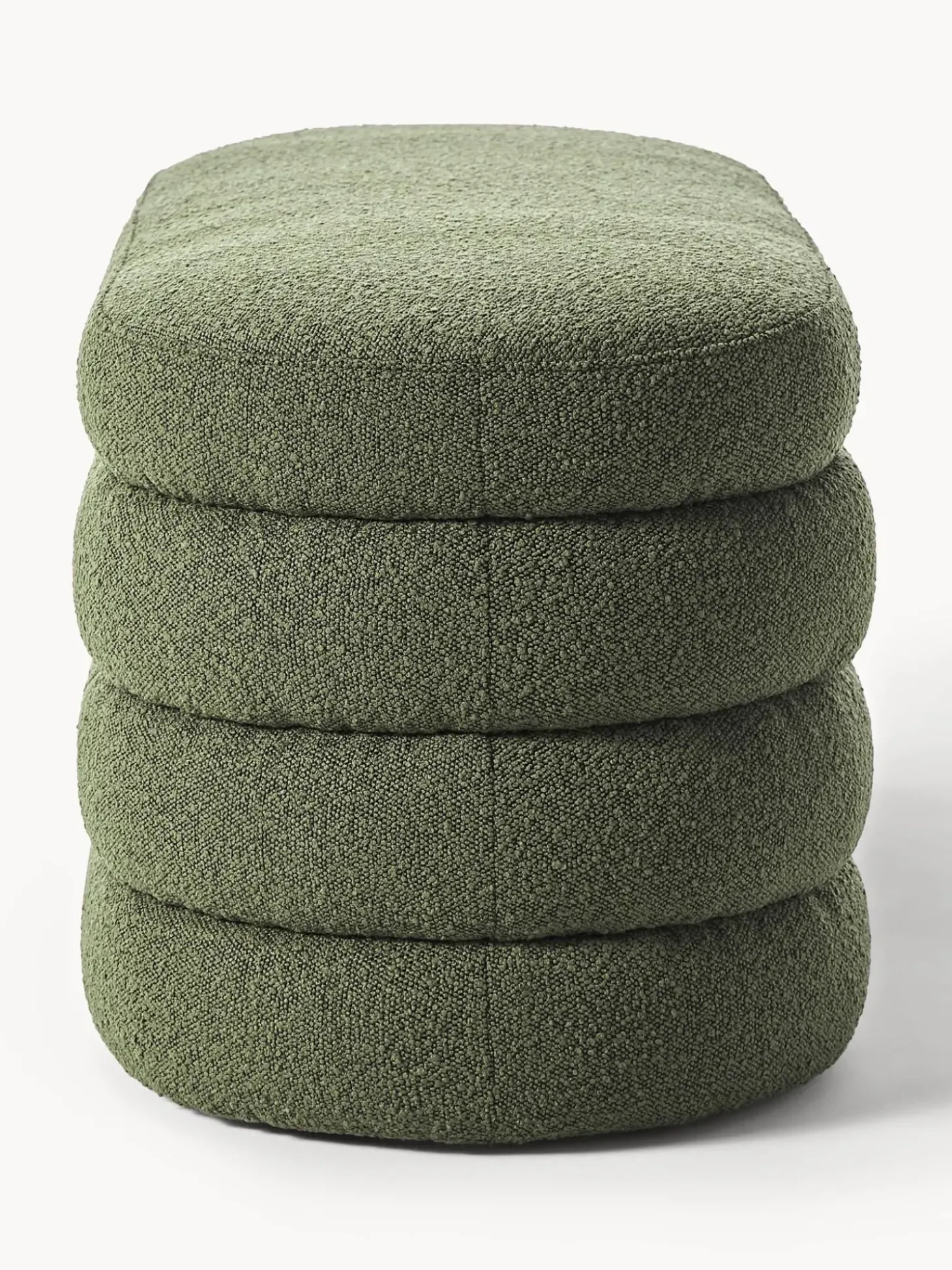 Panca Imbottita In Boucle Alto