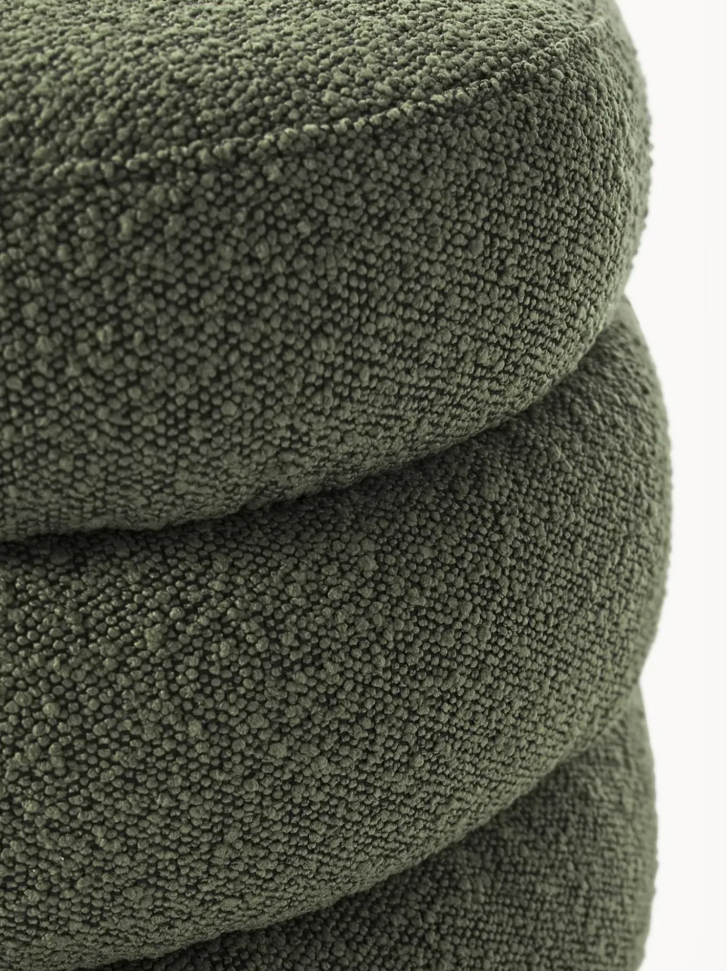 Panca Imbottita In Boucle Alto