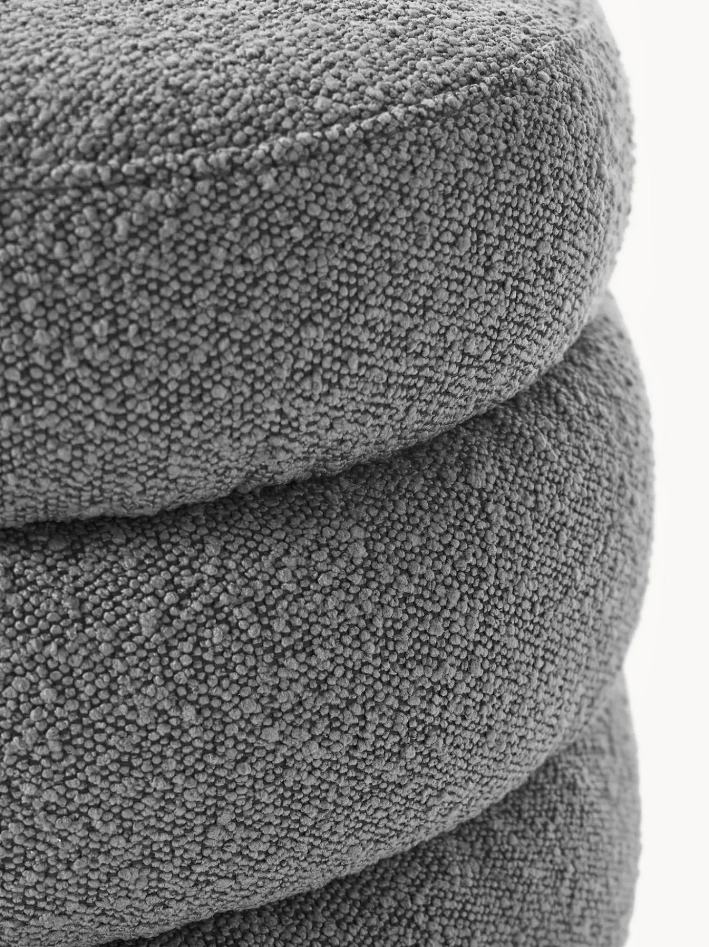 Panca Imbottita In Boucle Alto