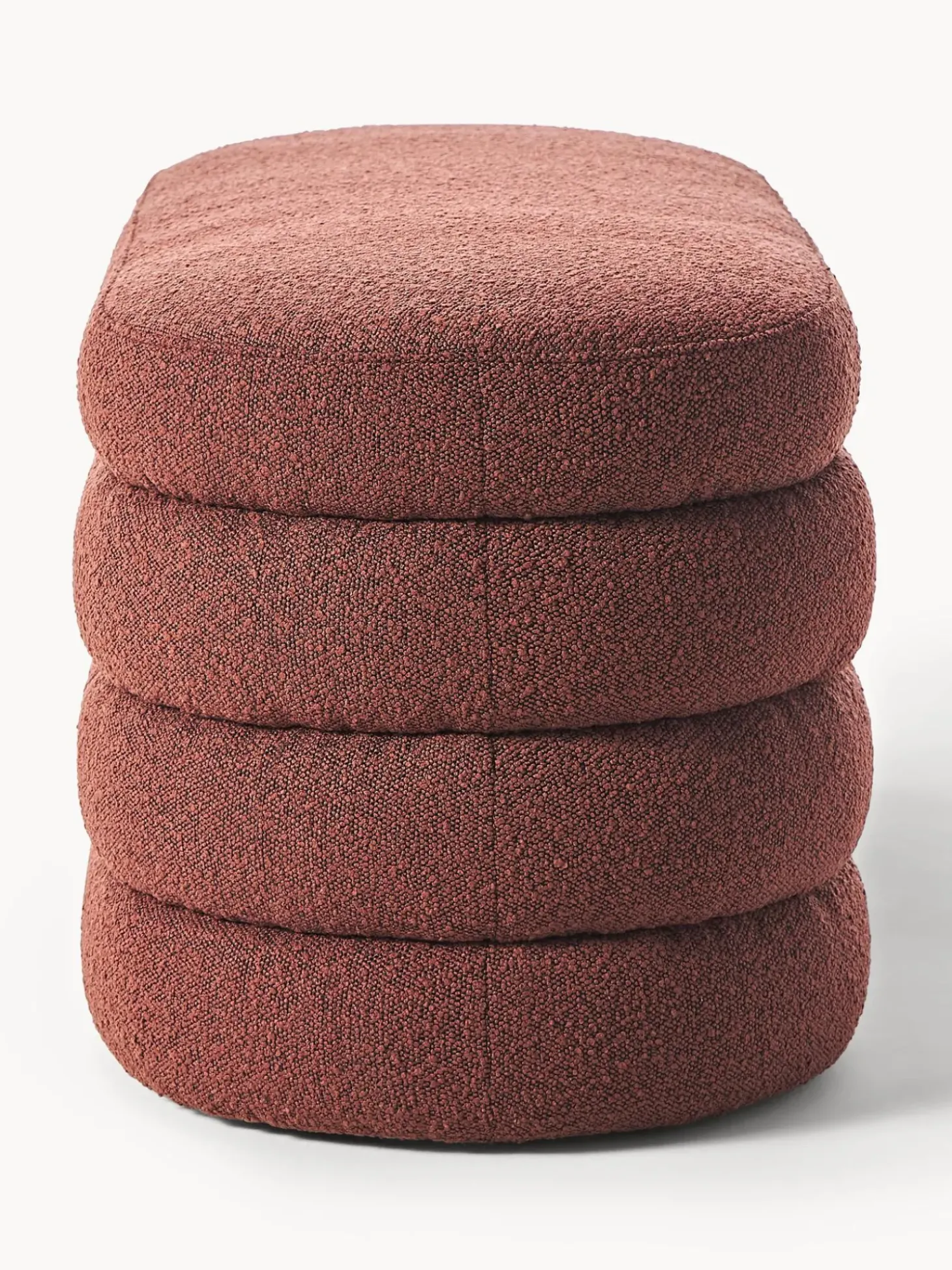 Panca Imbottita In Boucle Alto