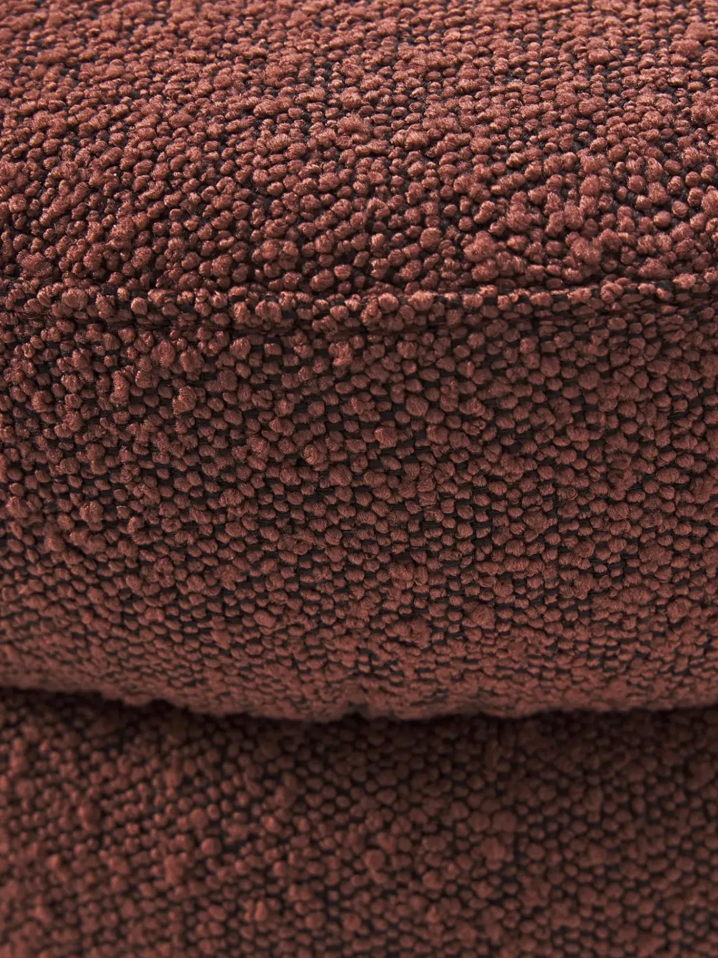 Panca Imbottita In Boucle Alto