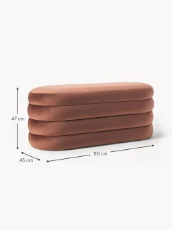 Panca Imbottita In Velluto Alto