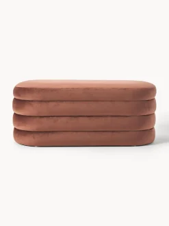 Panca Imbottita In Velluto Alto