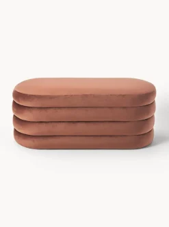 Panca Imbottita In Velluto Alto