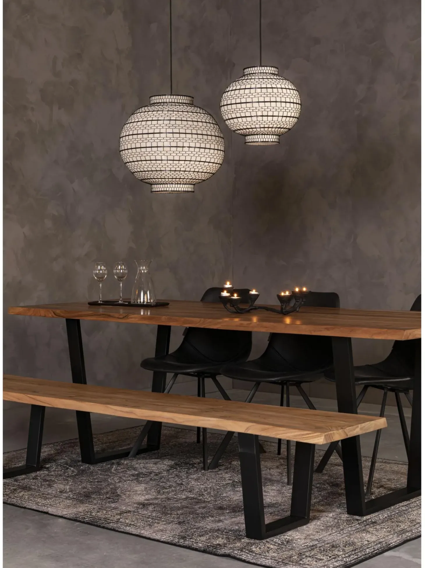 Panca In Legno Di Acacia Aka, In Varie Misure