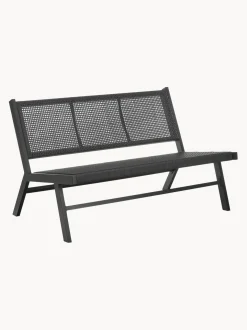 Panchina Da Giardino In Materiale Sintetico Intrecciato Palina