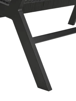 Panchina Da Giardino In Materiale Sintetico Intrecciato Palina